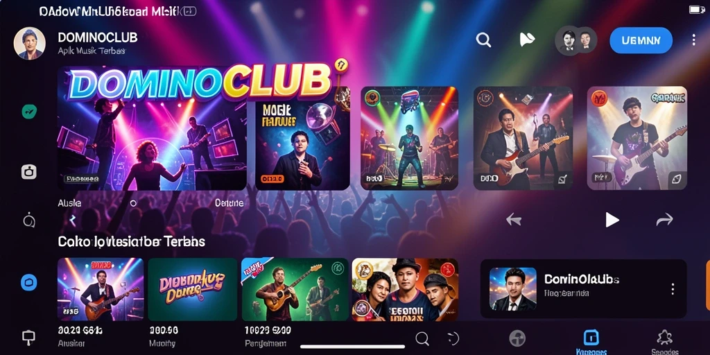 Tangkapan layar menunjukkan gameplay menarik di DOMINOCLUB.