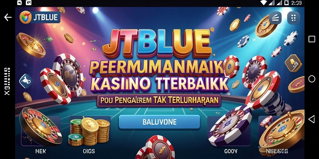 Tampilan menarik dari gameplay JTBLUE yang memikat dan menyenangkan.