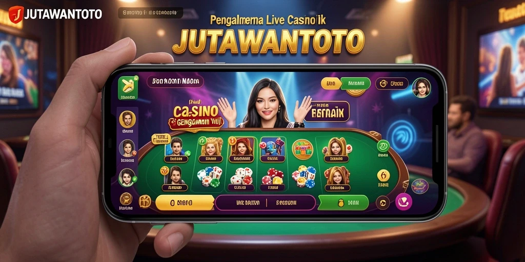 Screenshot gameplay menarik dari JUTAWANTOTO di Live Casino.