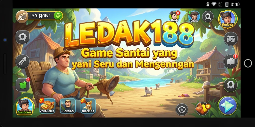 Tampilan gameplay seru di LEDAK188 dengan grafik menarik.