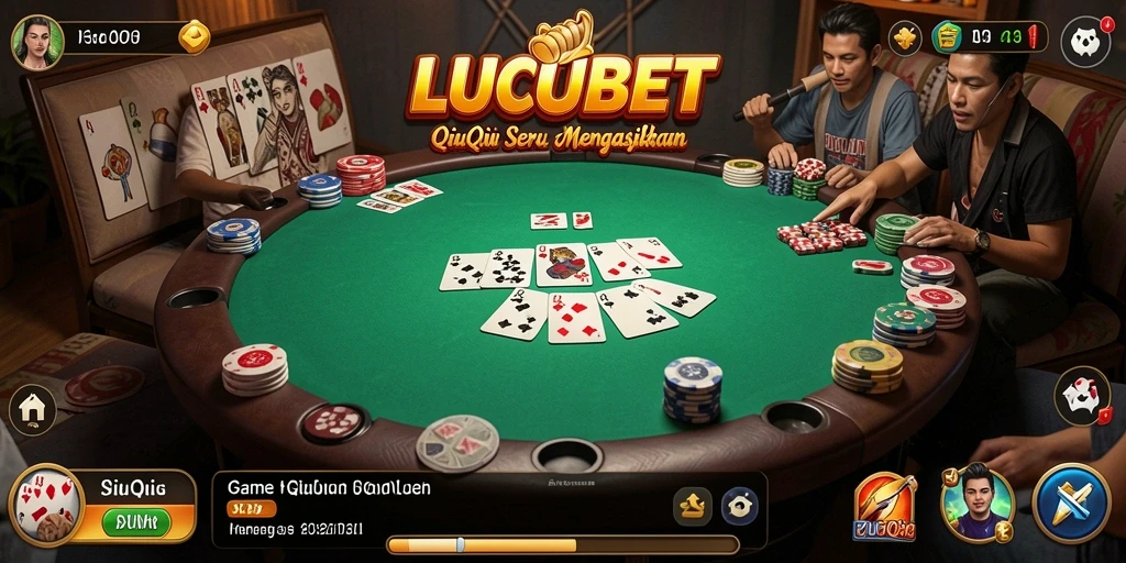 Tampilan gameplay menarik LUCUBET dengan teman-teman.