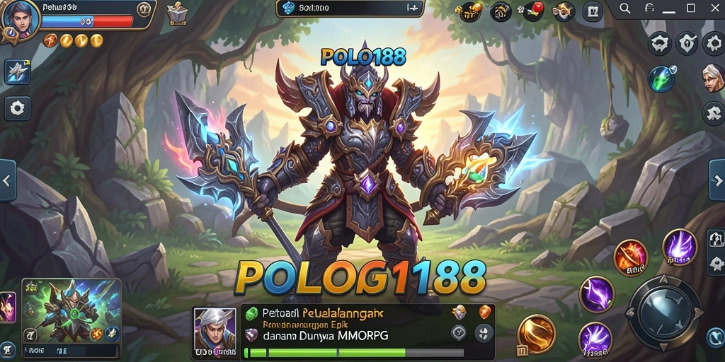 Tampilan gameplay seru dalam dunia MMORPG yang menakjubkan.