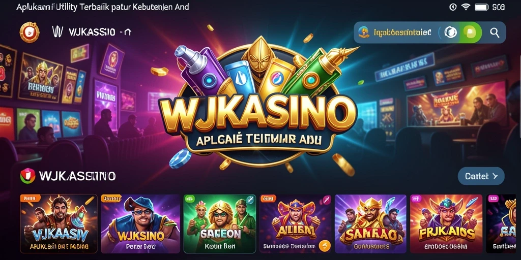 Screenshot utama WJKASINO menampilkan antarmuka pengguna yang intuitif dan fungsional.