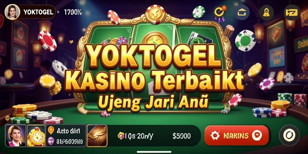 Screenshot gameplay YOKTOGEL menampilkan suasana Kasino yang mendebarkan.